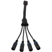 Goal Zero 4x 8mm Combiner to High Power Port Connector