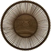 UMAGE Clava up vegglampe Ø 49 cm, mørkt tre