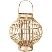 Fyrklövern Broste Copenhagen Globus lyslykt 36 cm, Natural