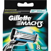Gillette Mach3 Blades 8 pieces