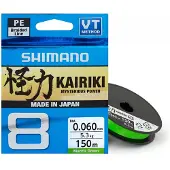Shimano Line Kairiki 8 150m 0.16mm 10.3kg M Green
