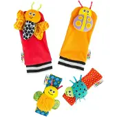 Lamaze Håndledds- og fotranglesett - Gardenbug - - OneSize - Rangle