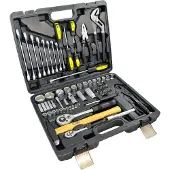 JBM Tool Case With Zinc Plated Sockets 72 Pieces Verktøysett