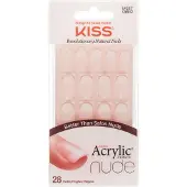 KiSS Salon Acrylic Nude French Nails - KAN02