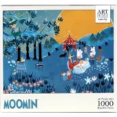 Muumi Art Blue Puslespill (1000 Brikker) (800062)