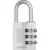 ABUS Kodehængelås 145/30 Sølv
