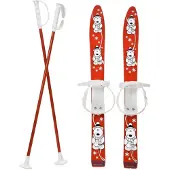 Marmat skistaver med ski 70 cm (M-T) (26011)
