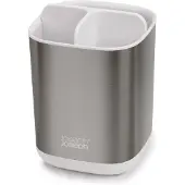 Joseph Joseph 70530, Frittstående tannbørsteholder, Stål, Rustfritt stål, Bord, 95 mm, 95 mm