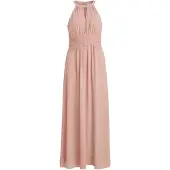 Vila Milina Halter Maxi Ermeløs Lang Kjole