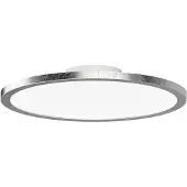 LIGHTME LED-taklampe Aqua Ø30,2cm sølvblad