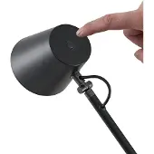 LUCANDE LED-bordlampe Tarris, høyde 46 cm, svart