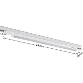 Arcchio Harlow LED-skinnelampe, hvit, 69 cm, 4 000 K