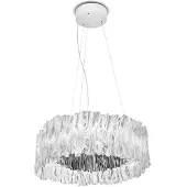 Slamp Accordéon LED-hengelampe sølv 2 700 K