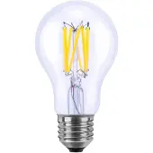 Segula LED-pære High Power, E27, 8W, klar