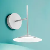 LINEA LIGHT Poe Plus LED-vegglampe, hvit