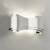 Selene Designer-vegglampe Ionica, krom