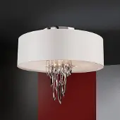 Schuller Valencia Domo elegant taklampe av tekstil
