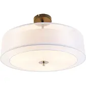 QAZQA Moderne taklampe hvit 50 cm 3-lys - Drum Duo