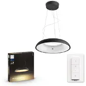 Philips Hue White ambiance Amaze - Taklampe - LED - 25 W (ekvivalent 204 W) - klasse F - varm til kjølig hvitt lys - 2200-6500 K - svart