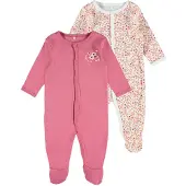 Name it Nattdrakt - Noos - 2-pack - NbfNightsuit - Rose Wine - - 3 år (98) - Nattdrakt