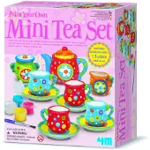 4M KidzLabs Paint Your Own Mini Tea Set Fargeleggingssett