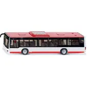 Siku Buss - MAN Lion's City Bybuss - 1:50 - Rød/Hvit/Svart - - OneSize - Bil