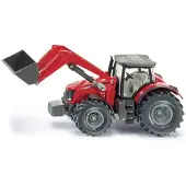 Siku Frontlaster - Massey Ferguson - 1:50 - Rød - - OneSize - Bil
