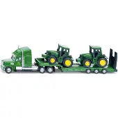 Siku 1:87 lastbil med John Deere-traktorer