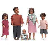 Lundby Nikki familie mor far 2 børn 1 baby