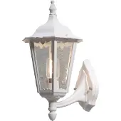 Konstsmide Firenze utendørs vegglampe, hvit, fatning øverst, 48 cm