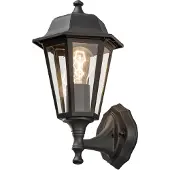 Konstsmide Flott utendørs GRADO vegglampe i svart
