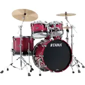 Tama Starclassic Walnut/Birch 5pc Shell Pack Molten Raspberry Fade