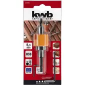 Kwb 512005, Drill, Single/enkelt, 5 mm, Løvtre, Mykt tre, Tre, Molybden-høyhastighetsstål (HSS-M2), Sekskanttange