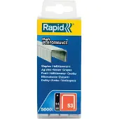 Rapid 40303087, Pakke med stifter, 1,4 cm, 5000 stifter, Festing, Metallisk, R253, R353, R453, ALU753, ALU853, ALU953, E100, ESN530, BTX530, R553, PS101, PS6-16, Compacta,...