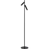 Lucide LED-gulvlampe PHILON, svart, 2 lyskilder, høyde 140 cm, metall