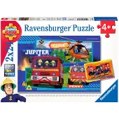 Ravensburger Puslespill 2x24 Brannmann Sam