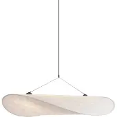 New Works LED-hengelampe Tense, Ø 70 cm, hvit
