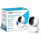 TP-LINK Tapo C210 V1 - Nettverksovervåkingskamera - panorering / tipping - farge (Dag og natt) - lyd - trådløs - Wi-Fi