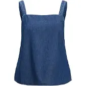 Jack & Jones Kendra Chambray Sn Jjxx Ermeløs T-skjorte