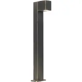 QAZQA Industriell stående utelampe antikk gull 65 cm IP44 - Baleno
