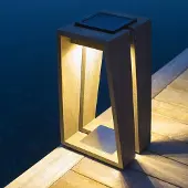 LES JARDINS Skaal LED-solcelle-lykt med sensor, 39 cm