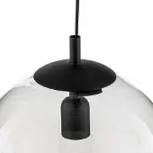 Aldex Hengelampe 562, glass klart, kappe/baldakin svart