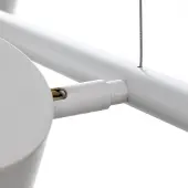 Aldex Hengelampe Bot, hvit, 4 lyskilder