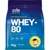 Star Nutrition Whey-80 Myseprotein 4 kg