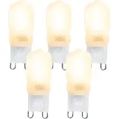 LUEDD Sett med 5 G9 LED-pærer CUTE PC 2W 200lm 2700K