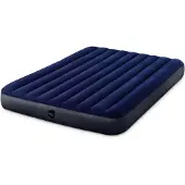 Intex Klassisk Downy Luftmadras 152x203x25 cm