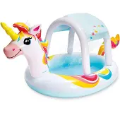 Coppens Svømmebasseng - Unicorn Spray Pool - 254x132x109 cm - 130 - - OneSize - Barnebasseng