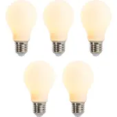 LUEDD Sett med 5 E27 dimmbare LED-pærer A60 matt 5W 380lm