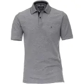 Casamoda Polo Stretch Melange Blå Mørkeblå Størrelse