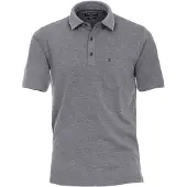 Casamoda Polo Navy Melange Mørkeblå Blå Størrelse